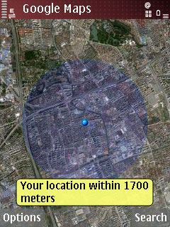 Google Maps My Location 1700m
