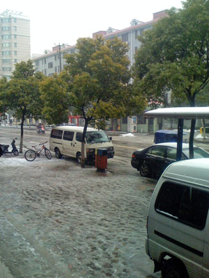 Snow in Shanghai